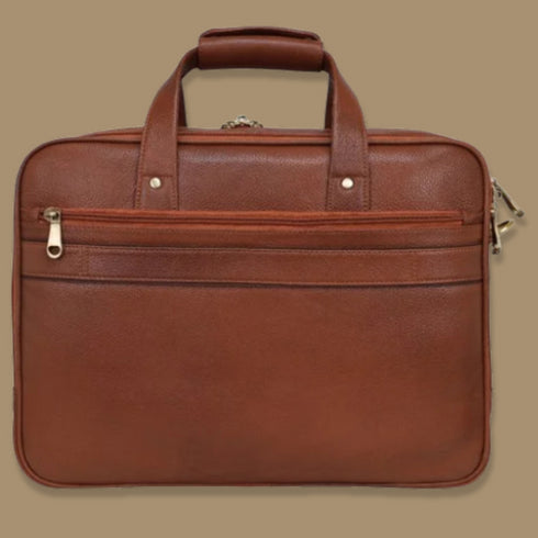 Atharv Black Multi Compartment Laptop bag Mozri